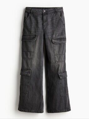 Cargo Jeans - Black